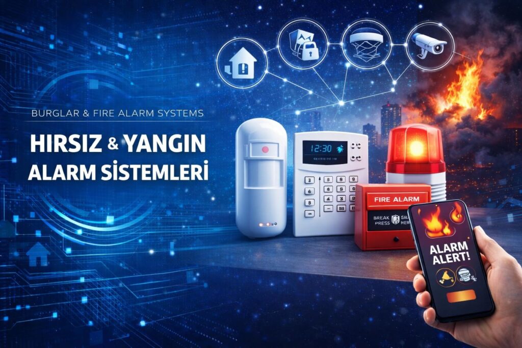 KKTC hırsız ve yangın alarm sistemleri
