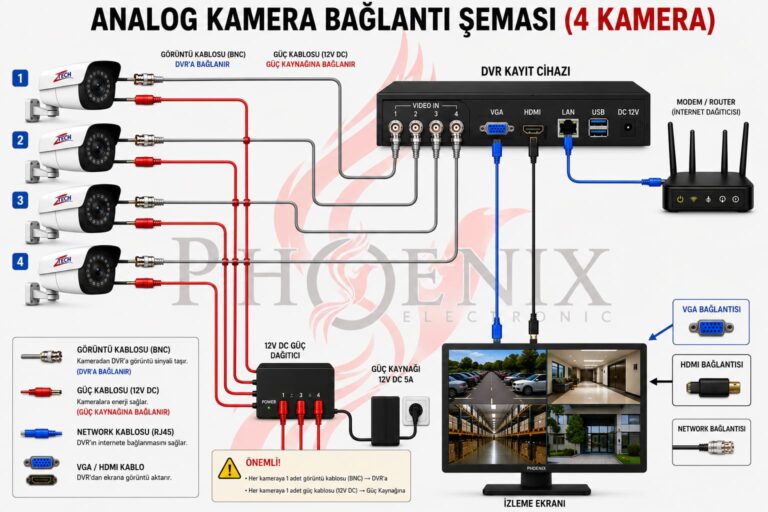 analog kamera bağlantısı